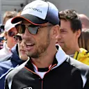 Jenson Button (GBR) McLaren on the drivers parade at Formula One World Championship, Rd19, Mexican Grand Prix, Race, Circuit Hermanos Rodriguez, Mexico City, Mexico, Sunday 30 October 2016. © Sutton Images