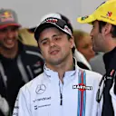 Felipe Massa (BRA) Williams and Felipe Nasr (BRA) Sauber on the drivers parade at Formula One World Championship, Rd19, Mexican Grand Prix, Race, Circuit Hermanos Rodriguez, Mexico City, Mexico, Sunday 30 October 2016. © Sutton Images