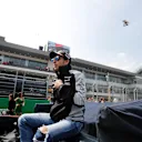 Sergio Perez (MEX) Force India on the drivers parade at Formula One World Championship, Rd19, Mexican Grand Prix, Race, Circuit Hermanos Rodriguez, Mexico City, Mexico, Sunday 30 October 2016. © Sutton Images