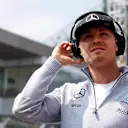 Nico Rosberg (GER) Mercedes AMG F1 on the drivers parade on the drivers parade at Formula One World Championship, Rd19, Mexican Grand Prix, Race, Circuit Hermanos Rodriguez, Mexico City, Mexico, Sunday 30 October 2016. © Sutton Images