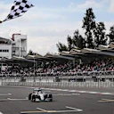 Race winner Lewis Hamilton (GBR) Mercedes-Benz F1 W07 Hybrid takes the chequered flag at Formula One World Championship, Rd19, Mexican Grand Prix, Race, Circuit Hermanos Rodriguez, Mexico City, Mexico, Sunday 30 October 2016. © Sutton Images