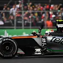 Sergio Perez (MEX) Force India VJM09 waves to the crowd at Formula One World Championship, Rd19, Mexican Grand Prix, Race, Circuit Hermanos Rodriguez, Mexico City, Mexico, Sunday 30 October 2016. © Sutton Images