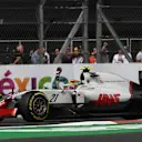 Esteban Gutierrez (MEX) Haas VF-16 waves to the crowd at Formula One World Championship, Rd19, Mexican Grand Prix, Race, Circuit Hermanos Rodriguez, Mexico City, Mexico, Sunday 30 October 2016. © Sutton Images