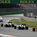 Safety car leads the field at Formula One World Championship, Rd19, Mexican Grand Prix, Race, Circuit Hermanos Rodriguez, Mexico City, Mexico, Sunday 30 October 2016. © Sutton Images