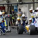 Felipe Nasr (BRA) Sauber pit stop at Formula One World Championship, Rd19, Mexican Grand Prix, Race, Circuit Hermanos Rodriguez, Mexico City, Mexico, Sunday 30 October 2016. © Sutton Images