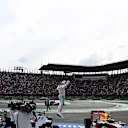 Race winner Lewis Hamilton (GBR) Mercedes-Benz F1 W07 Hybrid celebrates in parc ferme at Formula One World Championship, Rd19, Mexican Grand Prix, Race, Circuit Hermanos Rodriguez, Mexico City, Mexico, Sunday 30 October 2016. © Sutton Images
