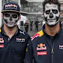 Max Verstappen (NED) Red Bull Racing and Daniel Ricciardo (AUS) Red Bull Racing  with Day of the Dead face paint at Formula One World Championship, Rd19, Mexican Grand Prix, Preparations, Circuit Hermanos Rodriguez, Mexico City, Mexico, Thursday 27 October 2016. © Sutton Images