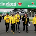 Jolyon Palmer (GBR) Renault Sport F1 Team walks the track at Formula One World Championship, Rd19, Mexican Grand Prix, Preparations, Circuit Hermanos Rodriguez, Mexico City, Mexico, Thursday 27 October 2016. © Sutton Images