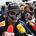 Max Verstappen (NED) Red Bull Racing with Day of the Dead face paint at Formula One World Championship, Rd19, Mexican Grand Prix, Preparations, Circuit Hermanos Rodriguez, Mexico City, Mexico, Thursday 27 October 2016. © Sutton Images