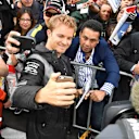 Nico Rosberg (GER) Mercedes AMG F1 fans selfie at Formula One World Championship, Rd19, Mexican Grand Prix, Preparations, Circuit Hermanos Rodriguez, Mexico City, Mexico, Thursday 27 October 2016. © Sutton Images