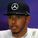 Lewis Hamilton (GBR) Mercedes AMG F1 in the Press Conference at Formula One World Championship, Rd6, Monaco Grand Prix, Qualifying, Monte-Carlo, Monaco, Saturday 28 May 2016. © Sutton Images