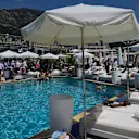 Swimming pool and guests at Formula One World Championship, Rd6, Monaco Grand Prix, Qualifying, Monte-Carlo, Monaco, Saturday 28 May 2016. © Sutton Images