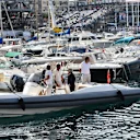 Bernie Ecclestone (GBR) CEO Formula One Group (FOM) on a launch boat at Formula One World Championship, Rd6, Monaco Grand Prix, Qualifying, Monte-Carlo, Monaco, Saturday 28 May 2016. © Sutton Images