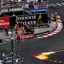 The crashed car of Max Verstappen (NED) Red Bull Racing RB12 is recovered in Q1 at Formula One World Championship, Rd6, Monaco Grand Prix, Qualifying, Monte-Carlo, Monaco, Saturday 28 May 2016. © Sutton Images