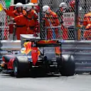Max Verstappen (NED) Red Bull Racing RB12 crashes in Q1 at Formula One World Championship, Rd6, Monaco Grand Prix, Qualifying, Monte-Carlo, Monaco, Saturday 28 May 2016. © Sutton Images
