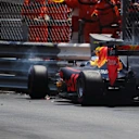 Max Verstappen (NED) Red Bull Racing RB12 crashes in Q1 at Formula One World Championship, Rd6, Monaco Grand Prix, Qualifying, Monte-Carlo, Monaco, Saturday 28 May 2016. © Sutton Images