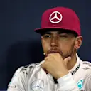 Lewis Hamilton (GBR) Mercedes AMG F1 in the Press Conference at Formula One World Championship, Rd6, Monaco Grand Prix, Race, Monte-Carlo, Monaco, Sunday 29 May 2016. © Sutton Images