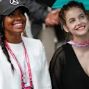 Gabrielle Union (USA) Model and Actress and Barbara Palvin (HUN) Model and Actress at Formula One World Championship, Rd6, Monaco Grand Prix, Race, Monte-Carlo, Monaco, Sunday 29 May 2016. © Sutton Images