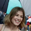 Rosamund Pike (GBR) Actress on the grid at Formula One World Championship, Rd6, Monaco Grand Prix, Race, Monte-Carlo, Monaco, Sunday 29 May 2016. © Sutton Images