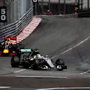 Lewis Hamilton (GBR) Mercedes-Benz F1 W07 Hybrid and Daniel Ricciardo (AUS) Red Bull Racing RB12 at Formula One World Championship, Rd6, Monaco Grand Prix, Race, Monte-Carlo, Monaco, Sunday 29 May 2016. © Sutton Images