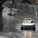Safety leads at the start of the race at Formula One World Championship, Rd6, Monaco Grand Prix, Race, Monte-Carlo, Monaco, Sunday 29 May 2016. © Sutton Images
