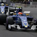 Felipe Nasr (BRA) Sauber C35 leads Marcus Ericsson (SWE) Sauber C35 at Formula One World Championship, Rd6, Monaco Grand Prix, Race, Monte-Carlo, Monaco, Sunday 29 May 2016. © Sutton Images