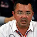 Eric Boullier (FRA) McLaren Racing Director in the Press Conference at Formula One World Championship, Rd6, Monaco Grand Prix, Practice, Monte-Carlo, Monaco, Thursday 26 May 2016. © Sutton Images