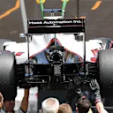 The car of Esteban Gutierrez (MEX) Haas VF-16 is recovered after FP1 at Formula One World Championship, Rd6, Monaco Grand Prix, Practice, Monte-Carlo, Monaco, Thursday 26 May 2016. © Sutton Images
