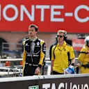 Jolyon Palmer (GBR) Renault Sport F1 Team walks in after crashing in FP1 at Formula One World Championship, Rd6, Monaco Grand Prix, Practice, Monte-Carlo, Monaco, Thursday 26 May 2016. © Sutton Images