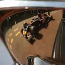 Carlos Sainz jr (ESP) Scuderia Toro Rosso STR11 reflected in firemans helmet at Formula One World Championship, Rd6, Monaco Grand Prix, Practice, Monte-Carlo, Monaco, Thursday 26 May 2016. © Sutton Images