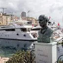 Louis Chiron statue at Formula One World Championship, Rd6, Monaco Grand Prix, Preparations, Monte-Carlo, Monaco, Wednesday 25 May 2016. © Sutton Images