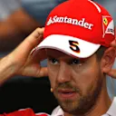Sebastian Vettel (GER) Ferrari in the Press Conference at Formula One World Championship, Rd6, Monaco Grand Prix, Preparations, Monte-Carlo, Monaco, Wednesday 25 May 2016. © Sutton Images