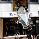 Renault Sport F1 Team RS16 floor at Formula One World Championship, Rd6, Monaco Grand Prix, Preparations, Monte-Carlo, Monaco, Wednesday 25 May 2016. © Sutton Images