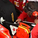 Ferrari mechanics and Ferrari SF16-H front wing at Formula One World Championship, Rd4, Russian Grand Prix, Practice, Sochi Autodrom, Sochi, Krasnodar Krai, Russia, Friday 29 April 2016. © Sutton Motorsport Images