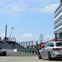 Medical car and Fernando Alonso (ESP) McLaren MP4-31  at Formula One World Championship, Rd4, Russian Grand Prix, Practice, Sochi Autodrom, Sochi, Krasnodar Krai, Russia, Friday 29 April 2016. © Sutton Motorsport Images