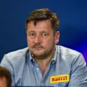 Paul Hembery (GBR) Pirelli Motorsport Director in the Press Conference at Formula One World Championship, Rd4, Russian Grand Prix, Practice, Sochi Autodrom, Sochi, Krasnodar Krai, Russia, Friday 29 April 2016. © Sutton Motorsport Images