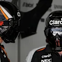 Force India mechanics at Formula One World Championship, Rd4, Russian Grand Prix, Qualifying, Sochi Autodrom, Sochi, Krasnodar Krai, Russia, Saturday 30 April 2016. © Sutton Motorsport Images