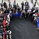 Media pen at Formula One World Championship, Rd4, Russian Grand Prix, Qualifying, Sochi Autodrom, Sochi, Krasnodar Krai, Russia, Saturday 30 April 2016. © Sutton Motorsport Images