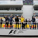 Drivers parade at Formula One World Championship, Rd4, Russian Grand Prix, Race, Sochi Autodrom, Sochi, Krasnodar Krai, Russia, Sunday 1 May 2016. © Sutton Motorsport Images