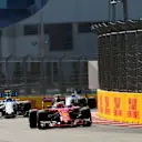 Kimi Raikkonen (FIN) Ferrari SF16-H at the start of the race at Formula One World Championship, Rd4, Russian Grand Prix, Race, Sochi Autodrom, Sochi, Krasnodar Krai, Russia, Sunday 1 May 2016. © Sutton Motorsport Images