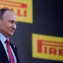 Vladimir Putin (RUS), President of Russia at Formula One World Championship, Rd4, Russian Grand Prix, Race, Sochi Autodrom, Sochi, Krasnodar Krai, Russia, Sunday 1 May 2016. © Sutton Motorsport Images