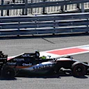 Sergio Perez (MEX) Force India VJM09 with rear puncture on lap one Formula One World Championship, Rd4, Russian Grand Prix, Race, Sochi Autodrom, Sochi, Krasnodar Krai, Russia, Sunday 1 May 2016. © Sutton Motorsport Images