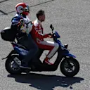 Lap one race retiree Sebastian Vettel (GER) Ferrari on a moped at  Formula One World Championship, Rd4, Russian Grand Prix, Race, Sochi Autodrom, Sochi, Krasnodar Krai, Russia, Sunday 1 May 2016. © Sutton Motorsport Images