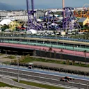 Daniil Kvyat (RUS) Red Bull Racing RB12 and Daniel Ricciardo (AUS) Red Bull Racing RB12 battle at Formula One World Championship, Rd4, Russian Grand Prix, Race, Sochi Autodrom, Sochi, Krasnodar Krai, Russia, Sunday 1 May 2016. © Sutton Motorsport Images