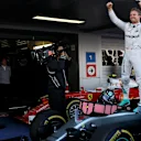 Race winner Nico Rosberg (GER) Mercedes-Benz F1 W07 Hybrid celebrates in parc ferme at Formula One World Championship, Rd4, Russian Grand Prix, Race, Sochi Autodrom, Sochi, Krasnodar Krai, Russia, Sunday 1 May 2016. © Sutton Motorsport Images
