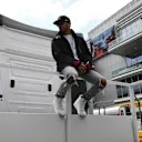 Lewis Hamilton (GBR) Mercedes AMG F1 on the drivers parade at Formula One World Championship, Rd4, Russian Grand Prix, Race, Sochi Autodrom, Sochi, Krasnodar Krai, Russia, Sunday 1 May 2016. © Sutton Motorsport Images
