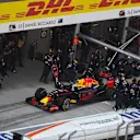 Daniel Ricciardo (AUS) Red Bull Racing RB12 pit stop at Formula One World Championship, Rd4, Russian Grand Prix, Race, Sochi Autodrom, Sochi, Krasnodar Krai, Russia, Sunday 1 May 2016. © Sutton Motorsport Images