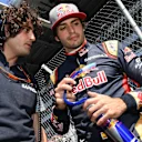 Carlos Sainz jr (ESP) Scuderia Toro Rosso and Marco Matassa (ITA) Scuderia Toro Rosso Engineer on the grid at Formula One World Championship, Rd4, Russian Grand Prix, Race, Sochi Autodrom, Sochi, Krasnodar Krai, Russia, Sunday 1 May 2016. © Sutton Motorsport Images