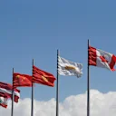 Flags at Formula One World Championship, Rd4, Russian Grand Prix, Preparations, Sochi Autodrom, Sochi, Krasnodar Krai, Russia, Thursday 28 April 2016. © Sutton Motorsport Images