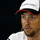 Jenson Button (GBR) McLaren in the Press Conference at Formula One World Championship, Rd4, Russian Grand Prix, Preparations, Sochi Autodrom, Sochi, Krasnodar Krai, Russia, Thursday 28 April 2016. © Sutton Motorsport Images